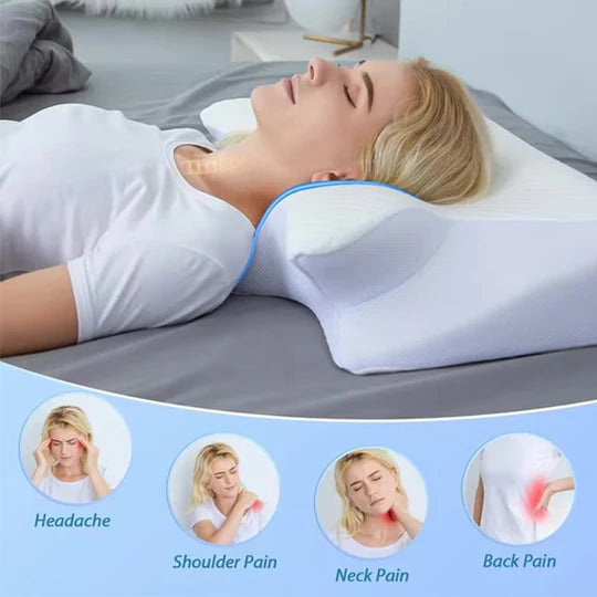 SommeilConfort™ Oreiller orthopédique de soulagement des contours de qualité